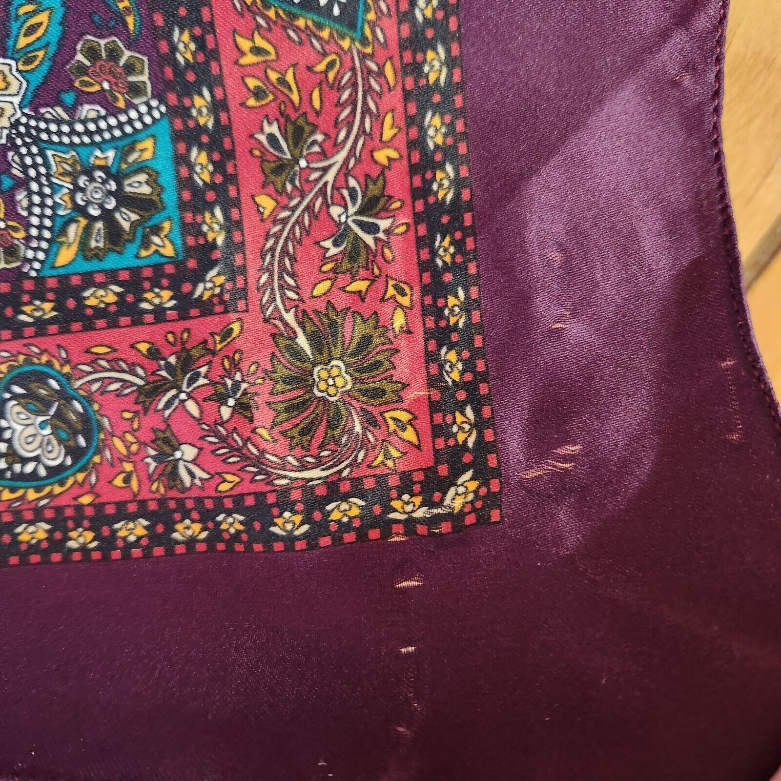 Vintage Handkerchief Bandana Square Multicolored … - image 15