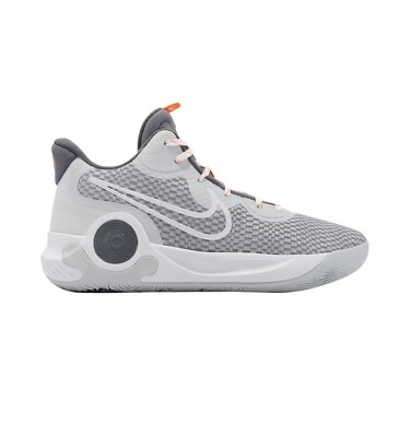 Nike KD Trey 5 IX Pure Platinum Mens Size 9 Grey/ Orange /White