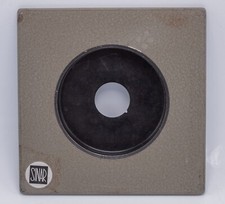 Sinar Norma F P Camera 140mm Square Recessed 17mm Lens Board Compur 00 Hole