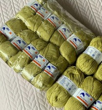 Miami Double Knit Cotton Yarn 50% Cotton 50% Acrylic 50gx13 Green