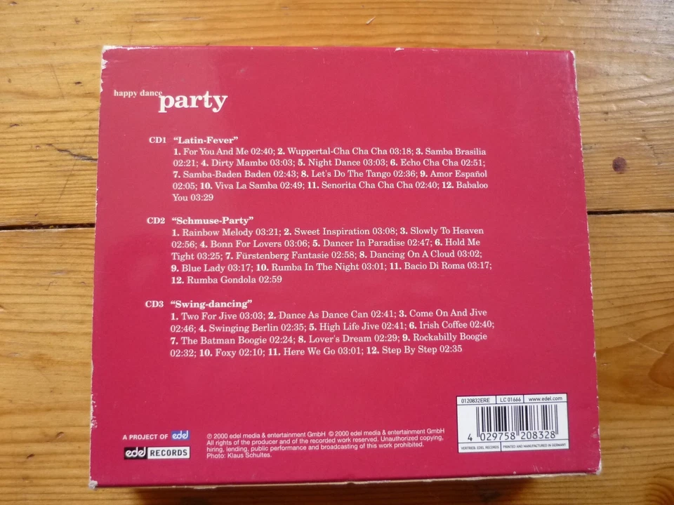 Günter Noris – Happy Dance Party 3CD-BOX EDEL RECORDS 2000 - Bild 4 von 4