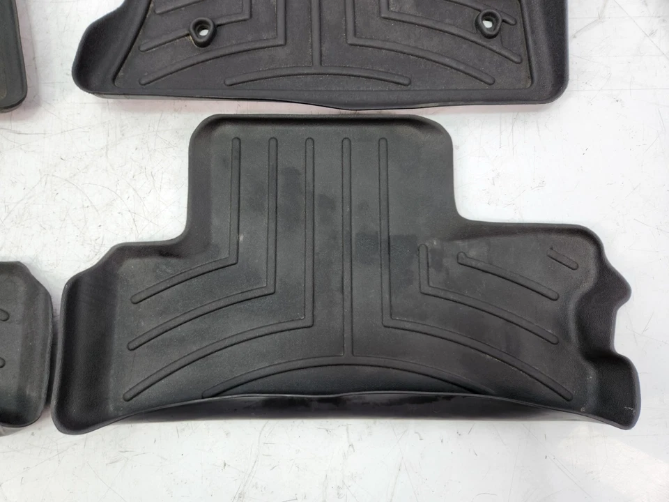 ✅ 11-15 PARA Mini Cooper S R57 Alfombrilla de goma delantera trasera negra WeatherTech SET Foto 4 de 4