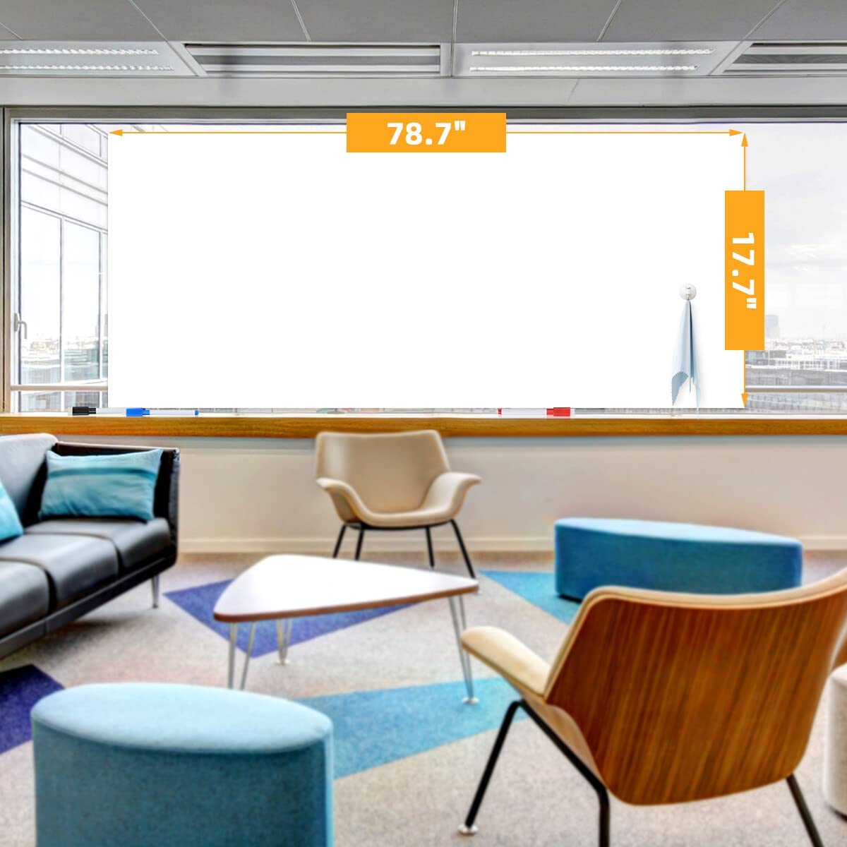 Dry Erase Whiteboard Sticker Wall Decal, SelfAdhesive White Board Peel Stick eBay