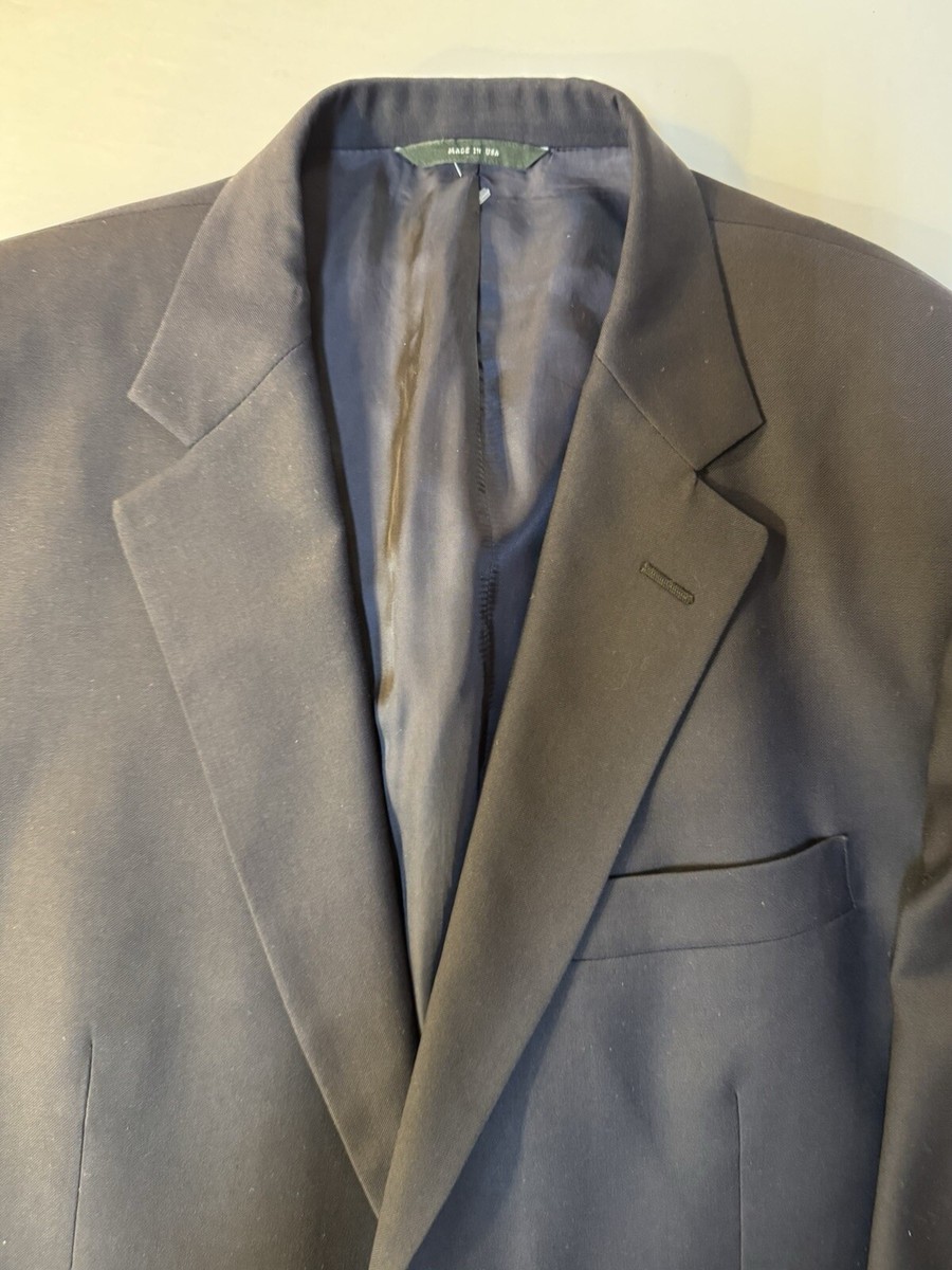 Brooks Brothers Country Club X Loro Piana Navy / Gold Mens Blazer