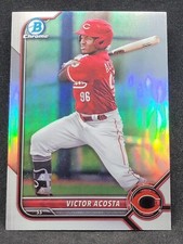 2022 Bowman Draft Chrome Base Refractor #BDC-70 Victor Acosta Reds ^uG
