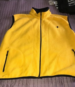 yellow champion vest
