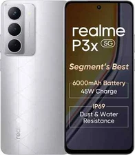 realme P3x 5G (Silver 128GB 6GB RAM) Dimensity 6400 Processor Global Version.