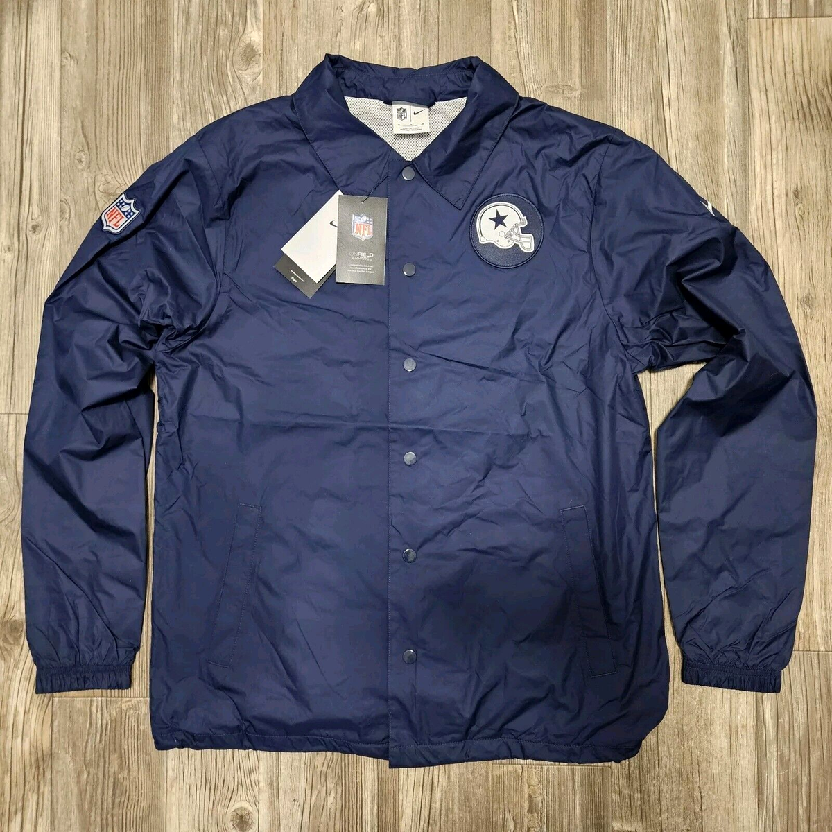 Nike Dallas Cowboys Repel On Field Coaches Sideline Jacket Navy