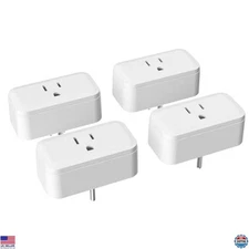Smart Plug with Energy Monitoring, 15A WiFi Outlets, & Google Home Compatible