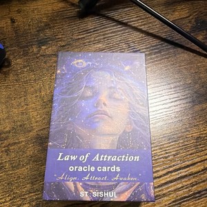 ST. SISHUI Law of Attraction Oracle Cards Deck, Oracle Card Deck (Ages 14+)