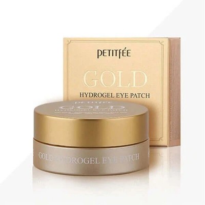 PETITFEE Gold Hydrogel Eye Patch - 1pack (60pcs)  K-BEAUTY