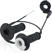 Mini Bike Throttle Cable Kit with 7/8" 22Mm Dirt Bike Grips,Twist Throttle Compa