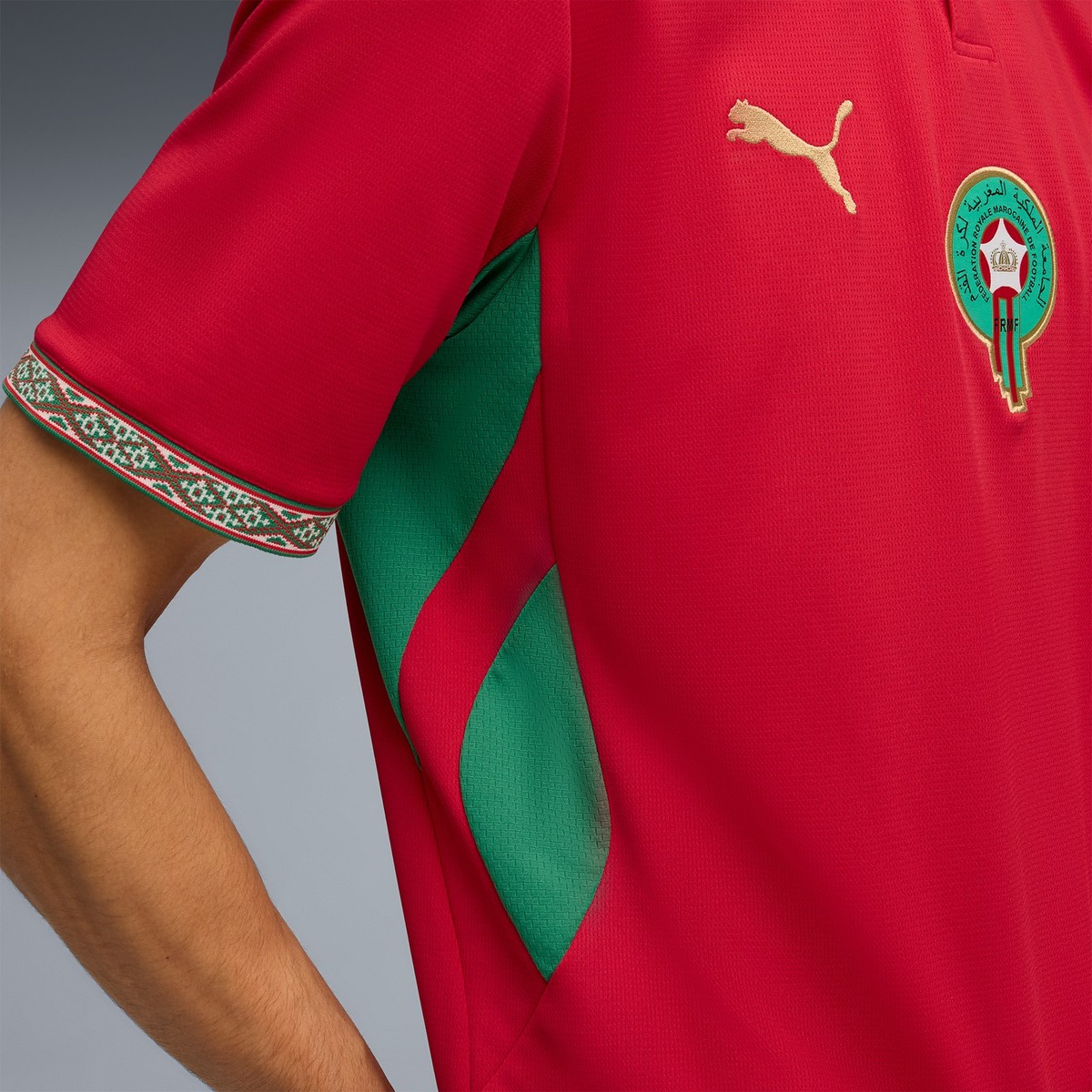 Men's Puma Red Morocco National Team 2026 Home Replica Jersey | eBay