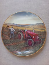 Border Fine Arts Tractor Plate" The First Cut" ( 1994). Excellent Condition 