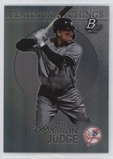2021 Bowman Platinum Platinum Etchings Aaron Judge #PET-6 0n64