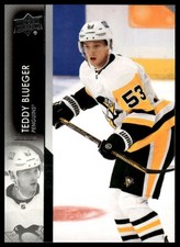 2021-22 Upper Deck #387 Teddy Blueger Pittsburgh Penguins
