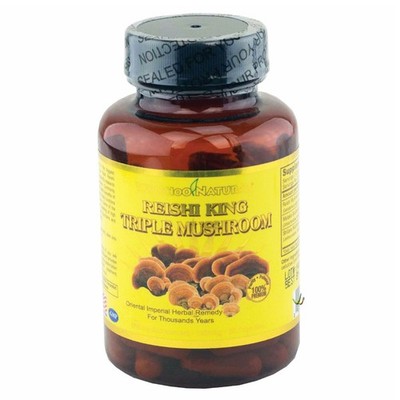 WOHO Triple Mushroom 60 Capsules, Reish Maitake Shiitake Mushroom