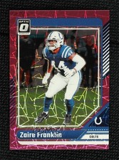 2024 Panini Donruss Optic Pink Velocity Prizm 27/80 Zaire Franklin #87 0q48