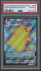 2021 Pokemon Celebrations Full Art #009 Surfing Pikachu Vmax Gem Mint PSA 10
