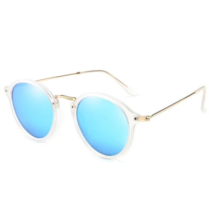 Gafas de sol redondas vintage Psacss UV400 para hombres mujeres gafas de sol circulares Foto 2 de 4