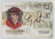 2010-11 ITG Decades 1980s Auto Gary Suter #A-GS Auto 2d8