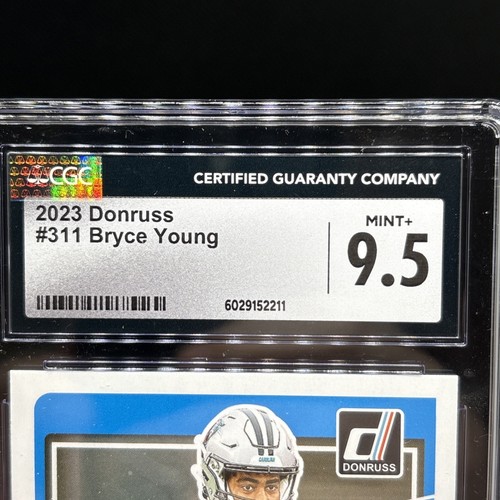 2023 Panini Donruss - Rated Rookie Bryce Young #311 (RC) 🔥CGC MINT 9.5🔥 - Picture 4 of 4