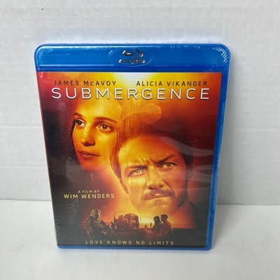 Submergence Blu-ray 2017 James McAvoy Alicia Vikander Wim Wenders New Sealed