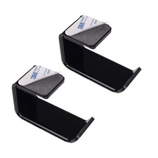2pcs Adhesive Desk Headphone Hanger PC Gaming Headset Holder Stand for Wall, ...