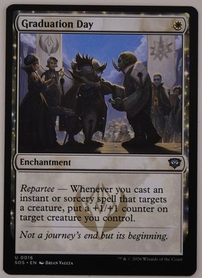 Graduation Day SOS 0016 MTG Repartee Counters Enchantment