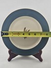 Vintage Lenox Wheat Dinner Plate Blue Rim Gold Trim USA 8” Mid Century — photo 4