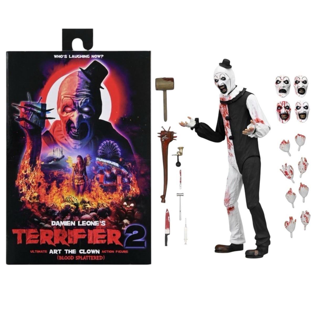 NECA Terrifier 2 (Blood Splattered) ART THE CLOWN Target Haulathon