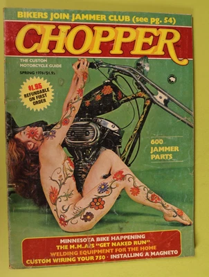 Chopper The Custom Motorcycle Guide Motorcycle Magazine Spring 1976 - Image 1 of 4