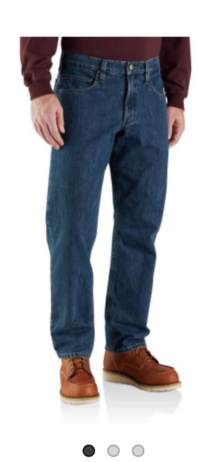 Carhartt Model Number Bd4942 – M 34 X 34 Regular Relaxed Fit Flannel Lined