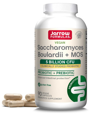 Jarrow Formulas 90 Pck Saccharomyces Boulardii MOS 250 mg BB:11/2026