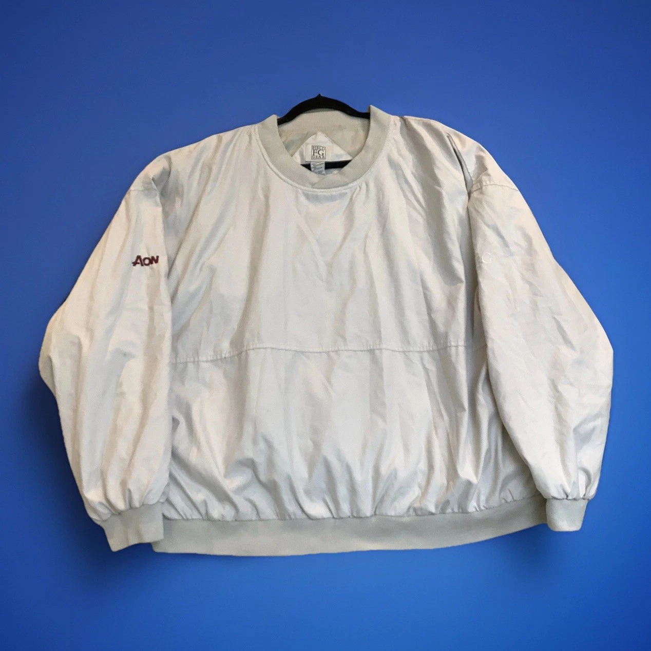 Field FG Gear Mens Unisex Beige Relaxed Fit Windbreaker XXL