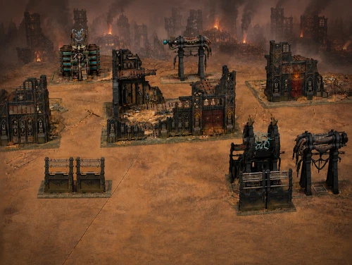 Warhammer 40K Battlefield Armageddon 11th Edition Starter Terrain Sets