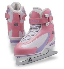 Jackson Ultima Womens, Girls, Kids Figure Ice Skates Pink Youth Medium 13