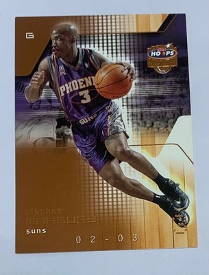 2002-03 NBA Hoops Stars Five Star /299 Stephon Marbury #124 Suns-T-Wolves