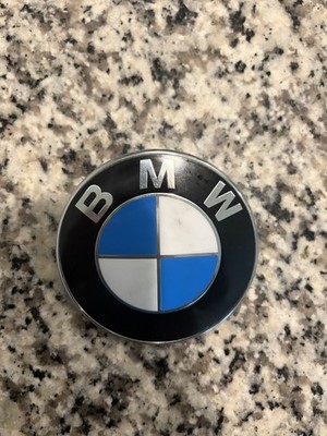 Genuine BMW 82mm Hood Trunk Roundel Emblem OEM 51148132375 E30 E36 E46 E39
