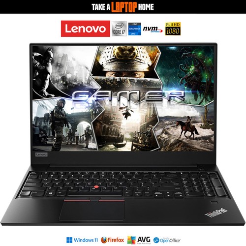 Lenovo ThinkPad i7 4.6GHz Laptop Gaming Ultra HD Graphics FHD 15.6" Windows11