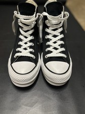 Converse Chuck Taylor All Star Black White Men's High Top Canvas Sneakers