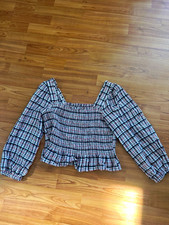 Tommy Jeans Damen Bluse S Mehrfarbig kariert ...