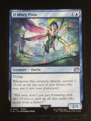 MTG Final Fantasy Il Mheg Pixie 0057 NM