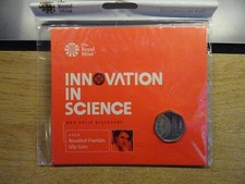 Royal Mint Innovation In Science DNA Helix 2020 BU 50p Coin Rosalind Franklin