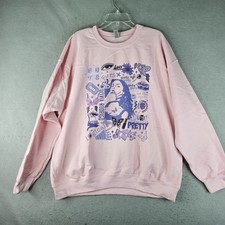 Olivia Rodrigo Guts World Tour 2024 Concert Sweatshirt Pink XL Gildan