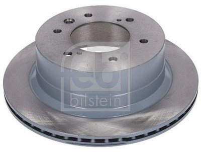 2X Febi 186465 Rear Brake Discs Fits Mitsubishi Pajero Sport