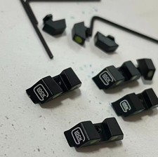 Green Night Sights Glock 17 19 22 23 24 26 27 33 34 35 37 38 39 44 45 6,5 mm nuovo