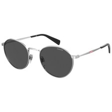 Levi's Unisex Round 54mm Sunglasses Palladium LV1028/S-010