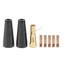 8pcs Mig Nozzle Tip Kit fits Chicago Electric 62719 Flux Wire Feed Mig Welder
