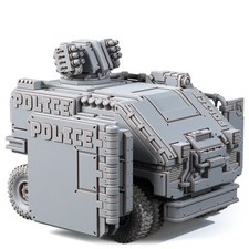 RAID IN ZADORN BALUARDO POLIZIA VEICOLO ANTISOMMOSSA